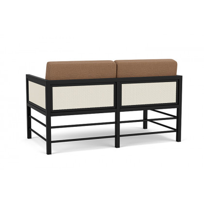 Lloyd Flanders™ Southport Loveseat - Ivory, Canvas Natural
