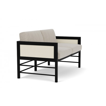 Lloyd Flanders™ Southport Loveseat - Ivory, Callen Celadon