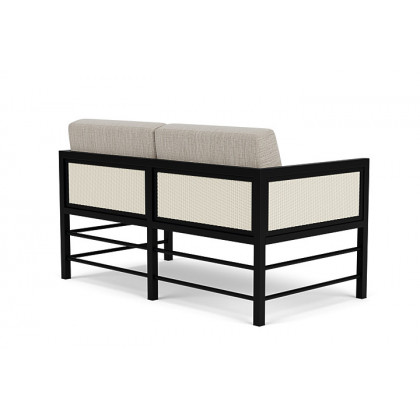 Lloyd Flanders™ Southport Loveseat - Ivory, Callen Celadon