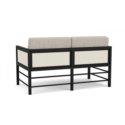 Lloyd Flanders™ Southport Loveseat - Ivory, Callen Celadon