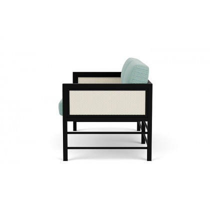 Lloyd Flanders™ Southport Loveseat - Ivory, Unearth Dew