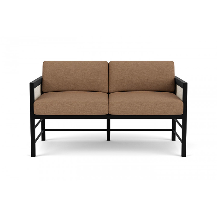 Lloyd Flanders™ Southport Loveseat - Antique White, Canvas Natural