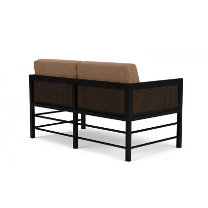 Lloyd Flanders™ Southport Loveseat - Mink, Canvas Natural