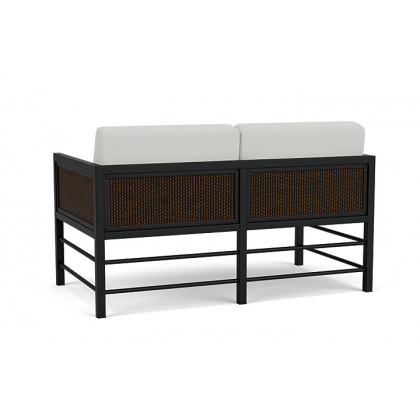 Lloyd Flanders™ Southport Loveseat - Mink, Loveboat Mint