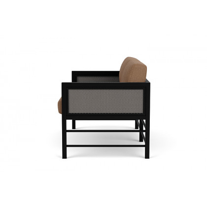 Lloyd Flanders™ Southport Loveseat - Pewter, Canvas Natural