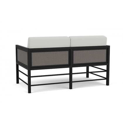 Lloyd Flanders™ Southport Loveseat - Pewter, Loveboat Mint