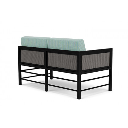 Lloyd Flanders™ Southport Loveseat - Pewter, Unearth Dew