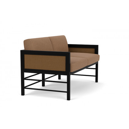 Lloyd Flanders™ Southport Loveseat - Hickory, Canvas Natural