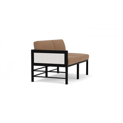 Lloyd Flanders™ Southport Right Arm Loveseat - White, Canvas Natural