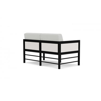 Lloyd Flanders™ Southport Right Arm Loveseat - White, Loveboat Mint
