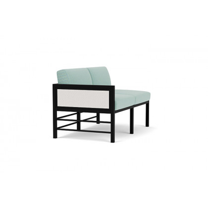 Lloyd Flanders™ Southport Right Arm Loveseat - White, Unearth Dew