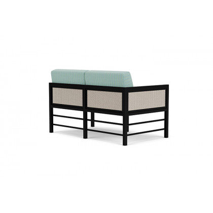 Lloyd Flanders™ Southport Right Arm Loveseat - Linen, Unearth Dew