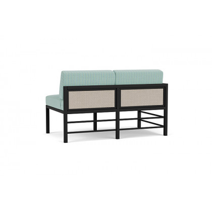 Lloyd Flanders™ Southport Right Arm Loveseat - Linen, Unearth Dew