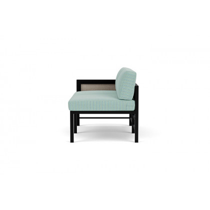 Lloyd Flanders™ Southport Right Arm Loveseat - Linen, Unearth Dew
