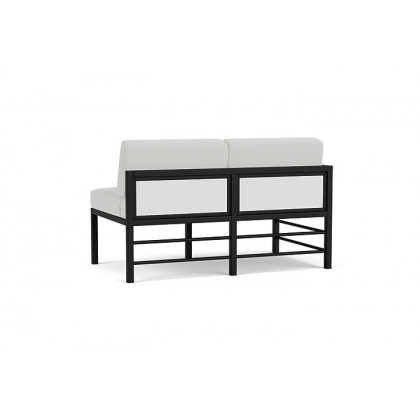 Lloyd Flanders™ Southport Right Arm Loveseat - Matte White, Loveboat Mint