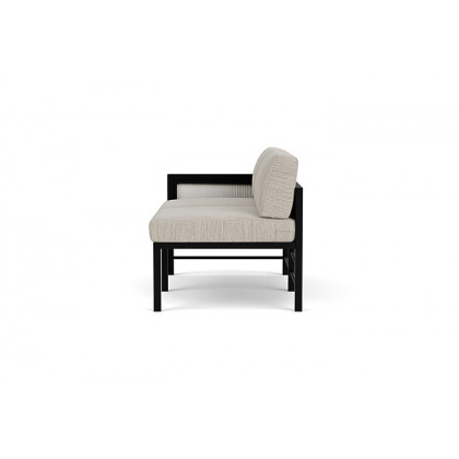 Lloyd Flanders™ Southport Right Arm Loveseat - Matte White, Callen Celadon