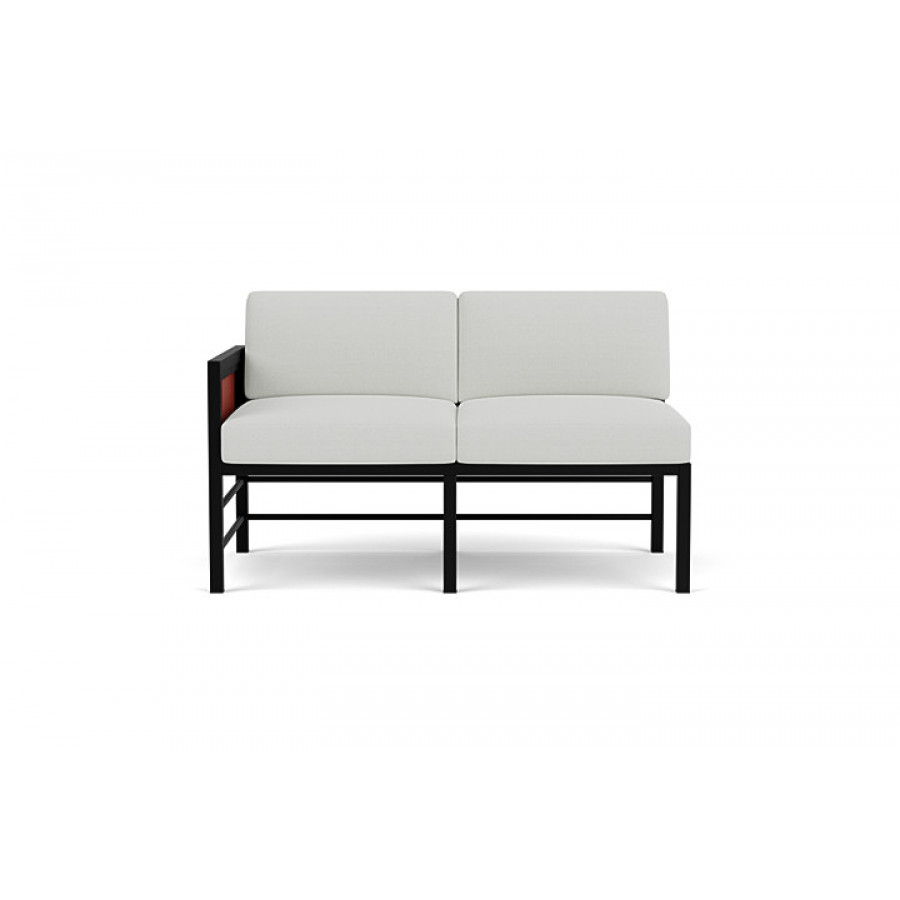 Lloyd Flanders™ Southport Right Arm Loveseat - Terracotta, Loveboat Mint