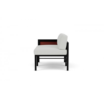 Lloyd Flanders™ Southport Right Arm Loveseat - Terracotta, Loveboat Mint