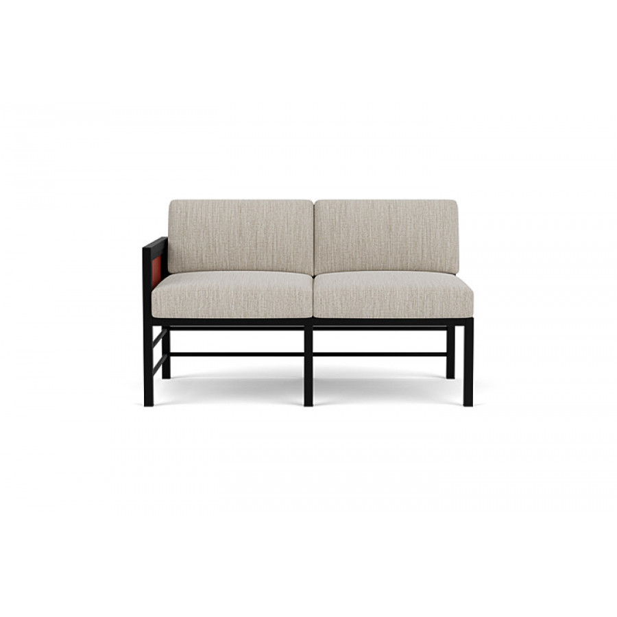 Lloyd Flanders™ Southport Right Arm Loveseat - Terracotta, Callen Celadon