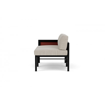Lloyd Flanders™ Southport Right Arm Loveseat - Terracotta, Callen Celadon
