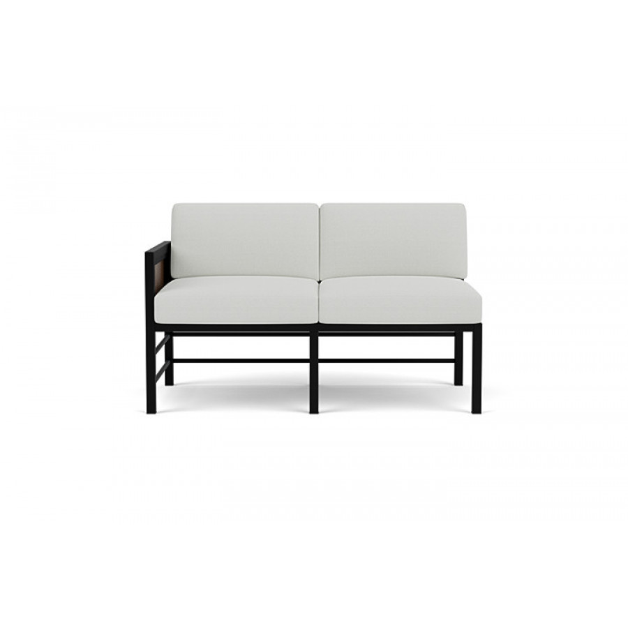 Lloyd Flanders™ Southport Right Arm Loveseat - Bark, Loveboat Mint