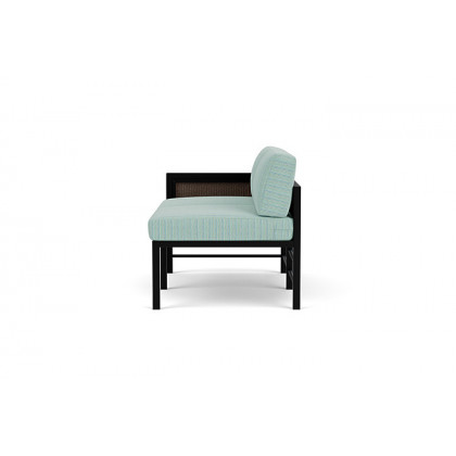 Lloyd Flanders™ Southport Right Arm Loveseat - Bark, Unearth Dew