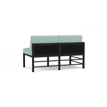Lloyd Flanders™ Southport Right Arm Loveseat - Ebony, Unearth Dew