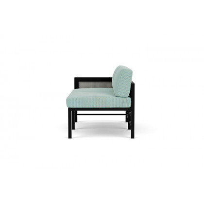 Lloyd Flanders™ Southport Right Arm Loveseat - Platinum, Unearth Dew