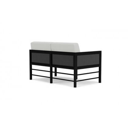 Lloyd Flanders™ Southport Right Arm Loveseat - Charcoal, Loveboat Mint