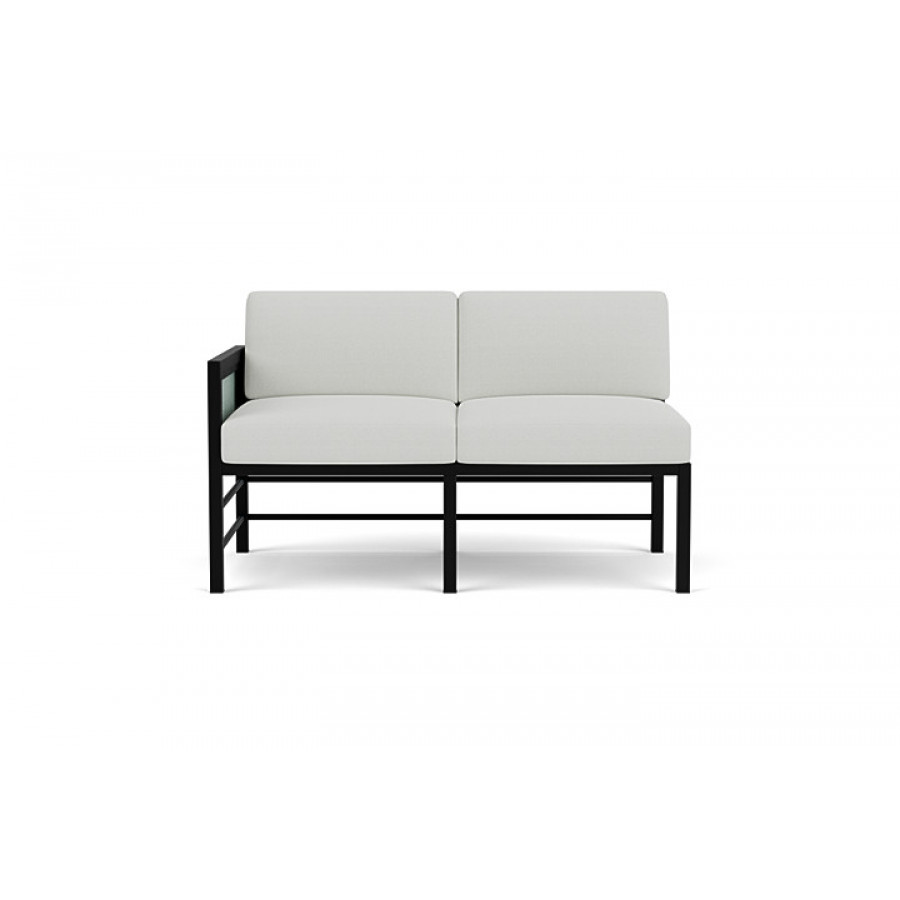 Lloyd Flanders™ Southport Right Arm Loveseat - Sea Glass, Loveboat Mint