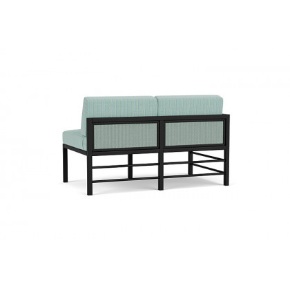 Lloyd Flanders™ Southport Right Arm Loveseat - Sea Glass, Unearth Dew