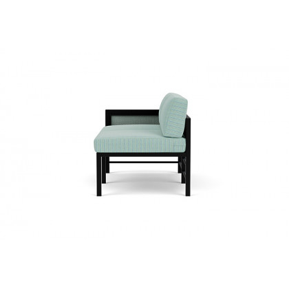 Lloyd Flanders™ Southport Right Arm Loveseat - Sea Glass, Unearth Dew