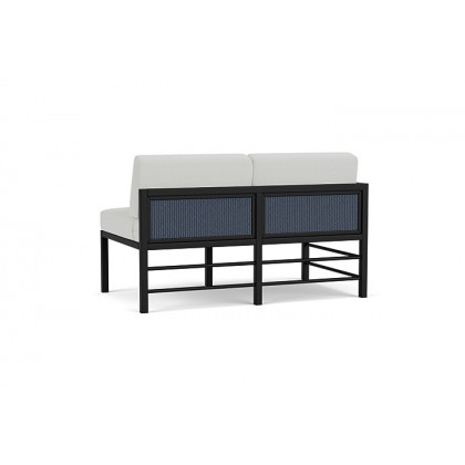 Lloyd Flanders™ Southport Right Arm Loveseat - Denim Blue, Loveboat Mint
