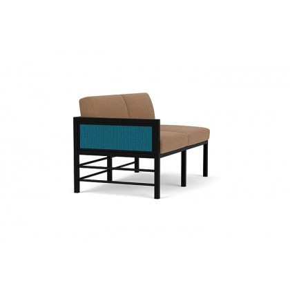 Lloyd Flanders™ Southport Right Arm Loveseat - Peacock, Canvas Natural