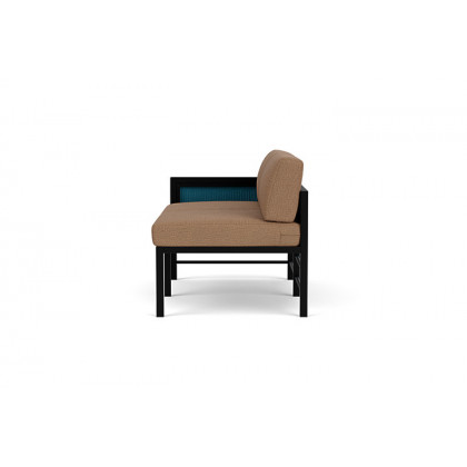 Lloyd Flanders™ Southport Right Arm Loveseat - Peacock, Canvas Natural