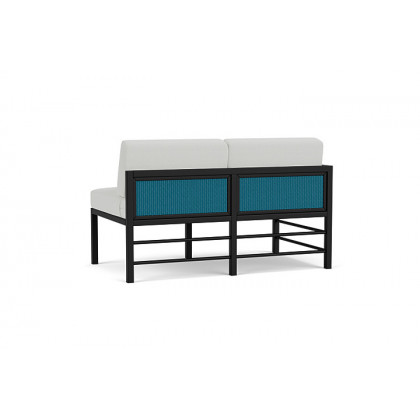 Lloyd Flanders™ Southport Right Arm Loveseat - Peacock, Loveboat Mint