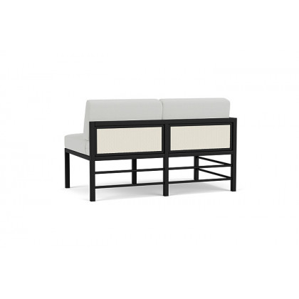 Lloyd Flanders™ Southport Right Arm Loveseat - Ivory, Loveboat Mint