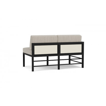 Lloyd Flanders™ Southport Right Arm Loveseat - Ivory, Callen Celadon