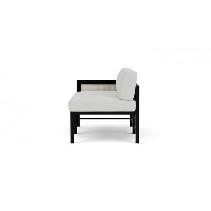 Lloyd Flanders™ Southport Right Arm Loveseat - Antique White, Loveboat Mint