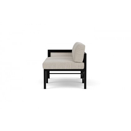 Lloyd Flanders™ Southport Right Arm Loveseat - Antique White, Callen Celadon