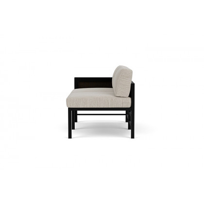 Lloyd Flanders™ Southport Right Arm Loveseat - Mink, Callen Celadon