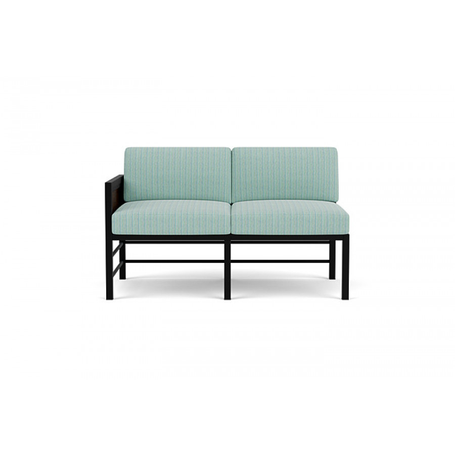 Lloyd Flanders™ Southport Right Arm Loveseat - Mink, Unearth Dew