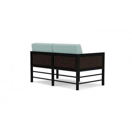 Lloyd Flanders™ Southport Right Arm Loveseat - Mink, Unearth Dew