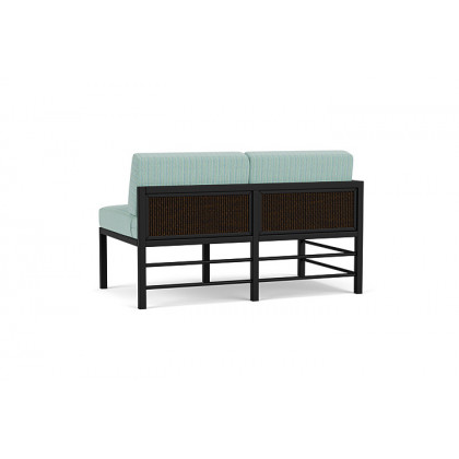 Lloyd Flanders™ Southport Right Arm Loveseat - Mink, Unearth Dew