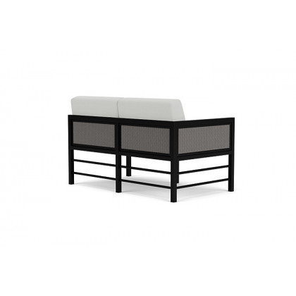 Lloyd Flanders™ Southport Right Arm Loveseat - Pewter, Loveboat Mint
