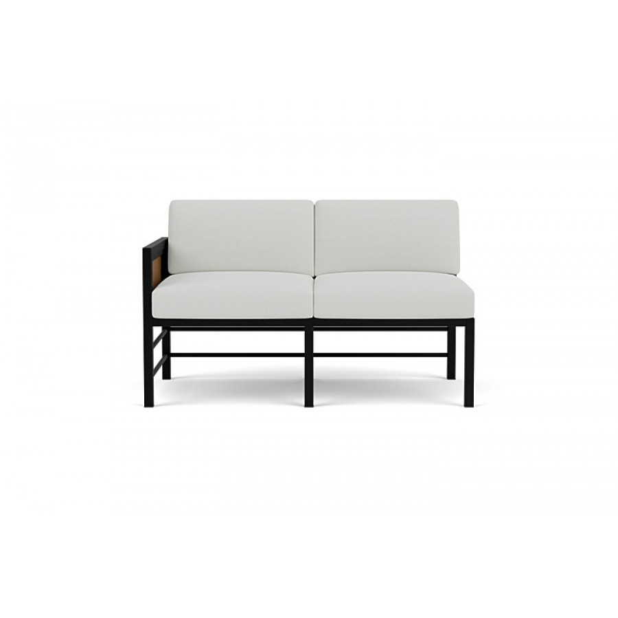 Lloyd Flanders™ Southport Right Arm Loveseat - Hickory, Loveboat Mint