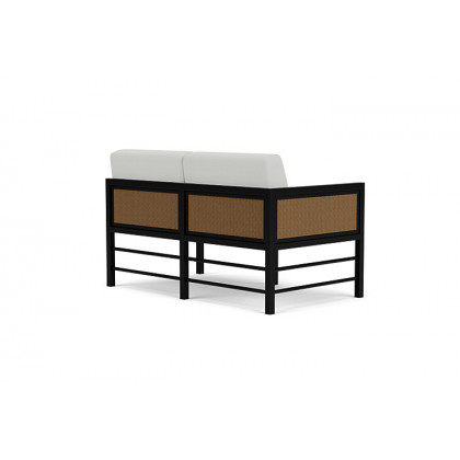 Lloyd Flanders™ Southport Right Arm Loveseat - Hickory, Loveboat Mint