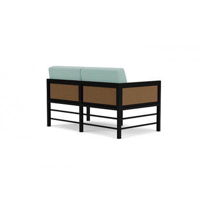 Lloyd Flanders™ Southport Right Arm Loveseat - Hickory, Unearth Dew