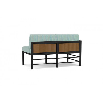 Lloyd Flanders™ Southport Right Arm Loveseat - Hickory, Unearth Dew