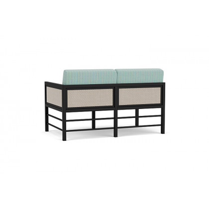 Lloyd Flanders™ Southport Left Arm Loveseat - Linen, Unearth Dew